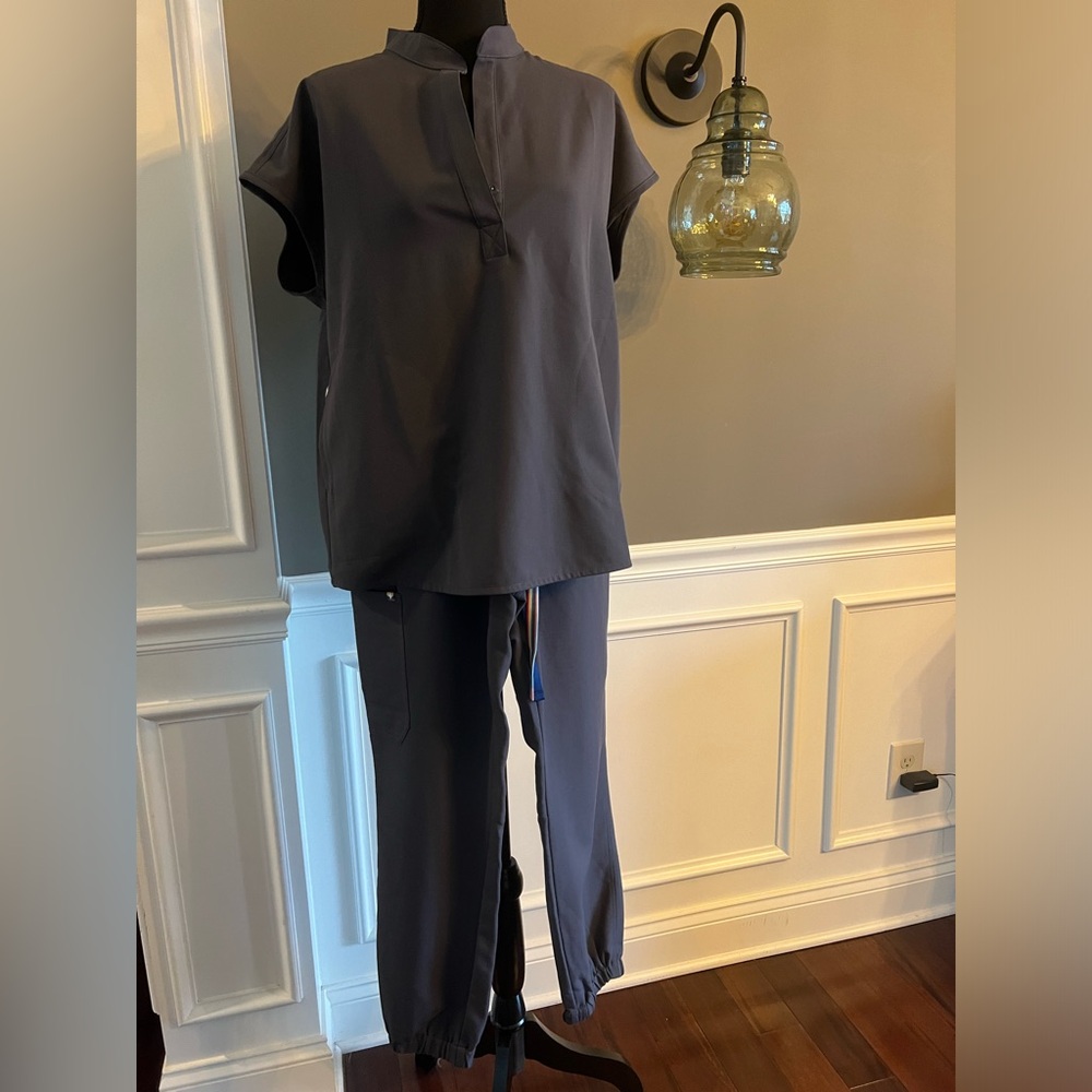 Limited Edition Pride Figs Scrub set with rainbow logo size M